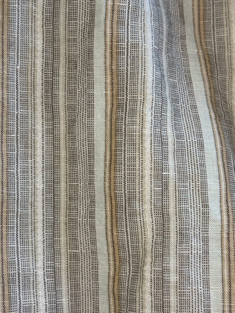 Tommy Hilfiger Neutral Striped Button-Up Shirt Dress - Picture 11 of 14